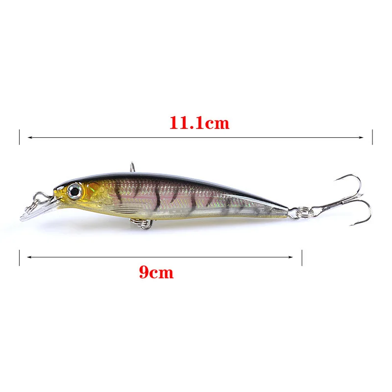 9cm 7 3g Minnow Hard Fishing ABS, Metal, Plastic Minnow Lure - view 10