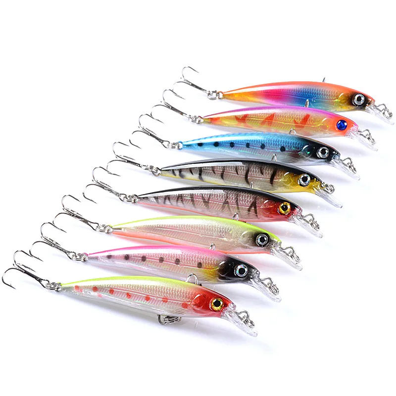 9cm 7 3g Minnow Hard Fishing ABS, Metal, Plastic Minnow Lure - view 11