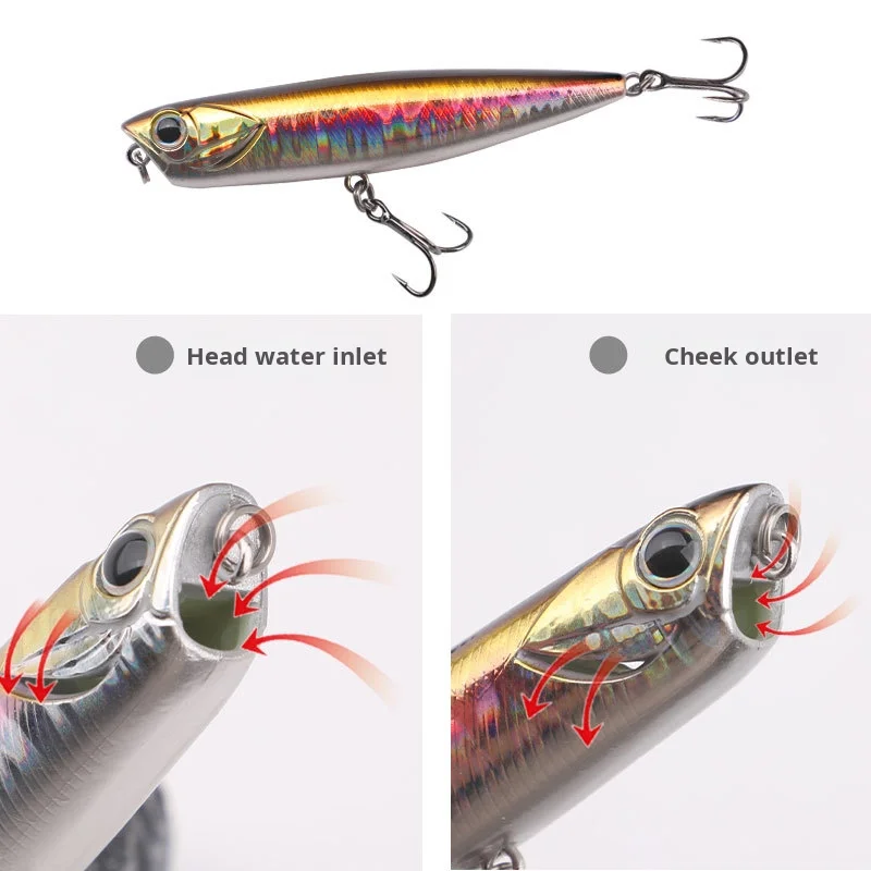 Long Cast Floating Pencil Minnow Lua ABS Lure Accessories - view 4
