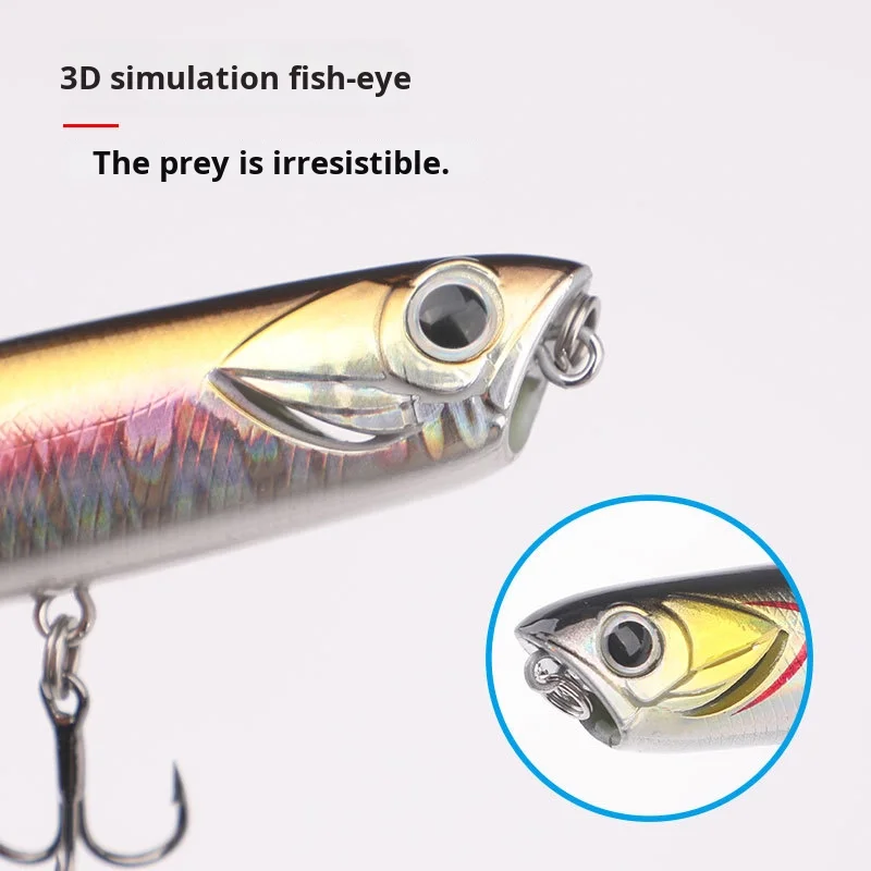 Long Cast Floating Pencil Minnow Lua ABS Lure Accessories - view 5