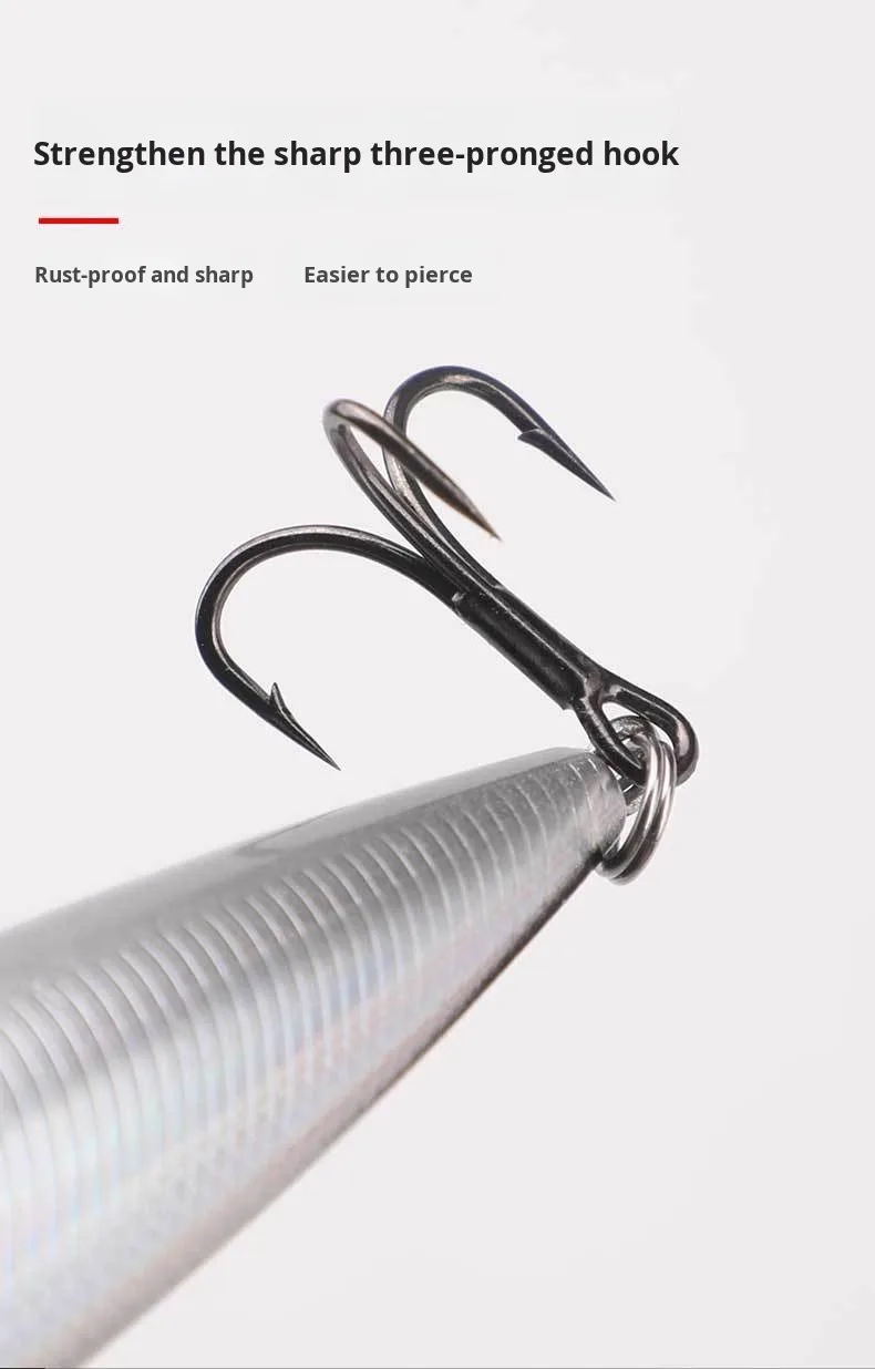 Long Cast Floating Pencil Minnow Lua ABS Lure Accessories - view 14
