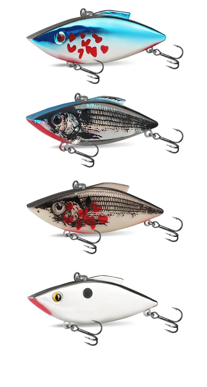 Cheery 65mm 75mm Bionic Vibs Double Various, ABS Hard Lure, Lipless Crankbait - view 19