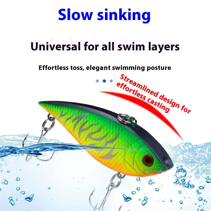 Effective 7cm 12g Long Cast Vibration ABS Lure Accessories - view 4