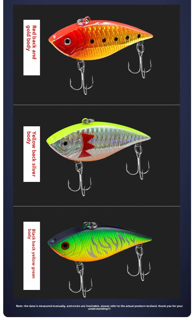 Effective 7cm 12g Long Cast Vibration ABS Lure Accessories - view 10