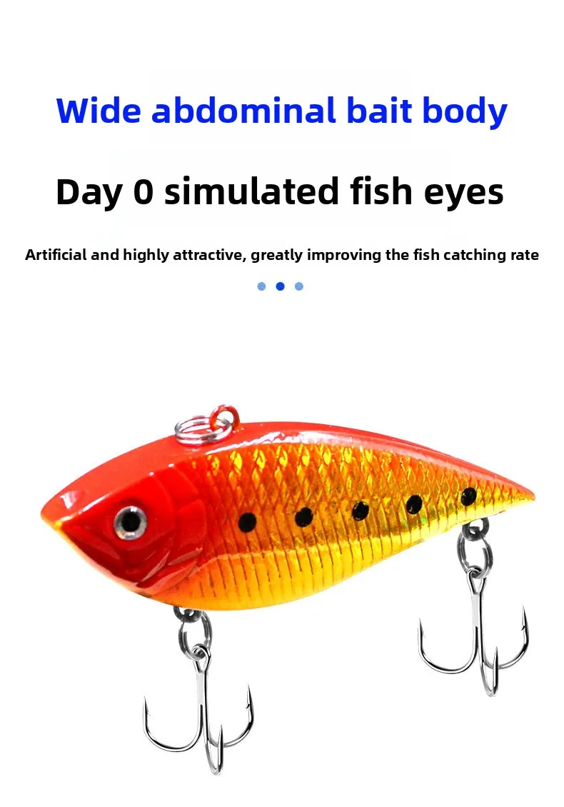 Effective 7cm 12g Long Cast Vibration ABS Lure Accessories - view 14