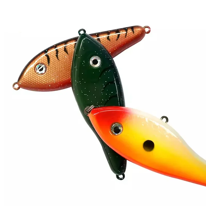 Minnow Lure 5inches 75g Hard VIB Wooden Lure Accessories - view 6