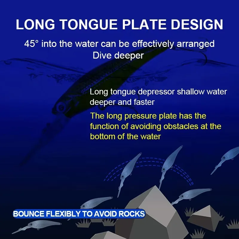 Lure Long Tongue Plate 6 5g Silicone Jerkbait - view 6