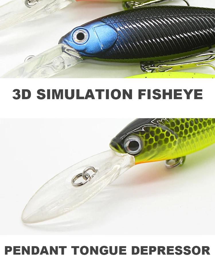 Lure Long Tongue Plate 6 5g Silicone Jerkbait - view 10