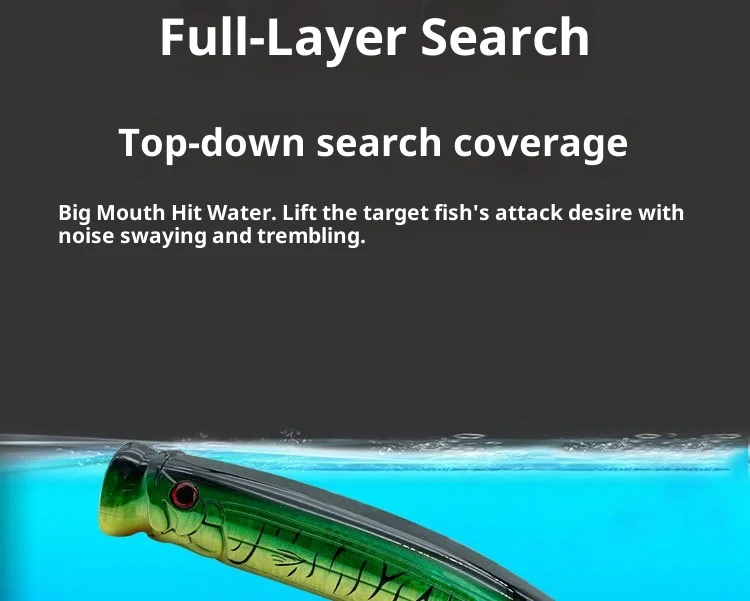 Factory Wholesale Stainless Steel Popper Lure Stainless Steel Lure fishing - view 13