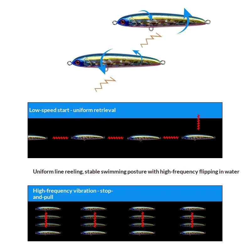 Stainless Steel Lure Long Cast Sinking Stainless Steel Lure fishing - view 3