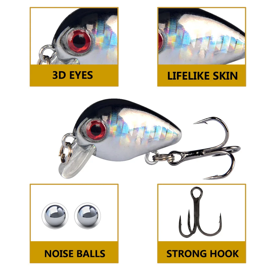 Internal Laser Minnow Lure Bionic Hard ABS Minnow Lure - view 3