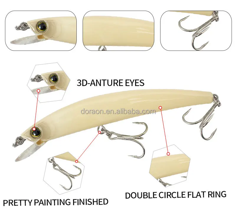 CHEERY 3D Crystal Minnow 11cm 16g ABSPlastic Various - view 9
