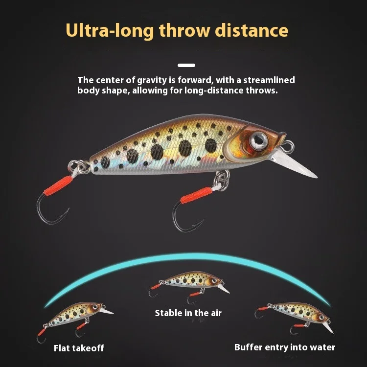 Mini Silver Single Hook Artificial Hard Plastic Lure Accessories - view 2