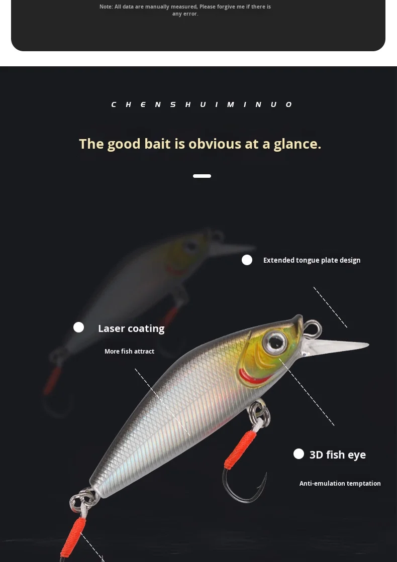 Mini Silver Single Hook Artificial Hard Plastic Lure Accessories - view 9