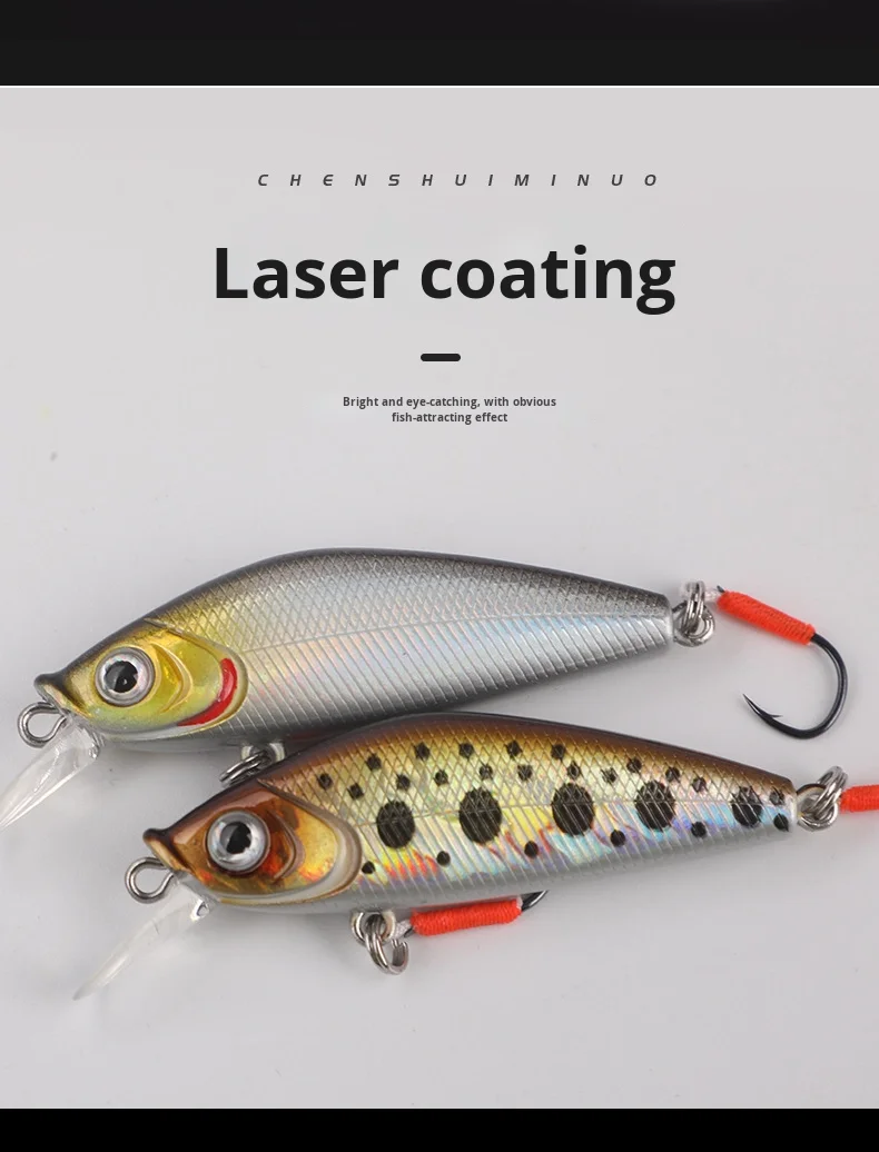 Mini Silver Single Hook Artificial Hard Plastic Lure Accessories - view 12