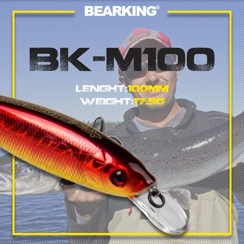 Cheery for Bearking Tungsten Balls Casting ABS, ABSPlastic Minnow Lure - view 4