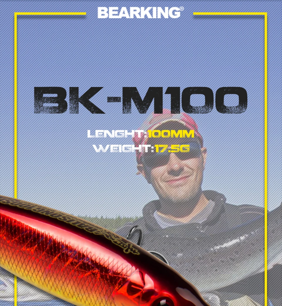 Cheery for Bearking Tungsten Balls Casting ABS, ABSPlastic Minnow Lure - view 7