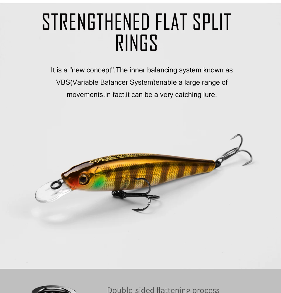 Cheery for Bearking Tungsten Balls Casting ABS, ABSPlastic Minnow Lure - view 14