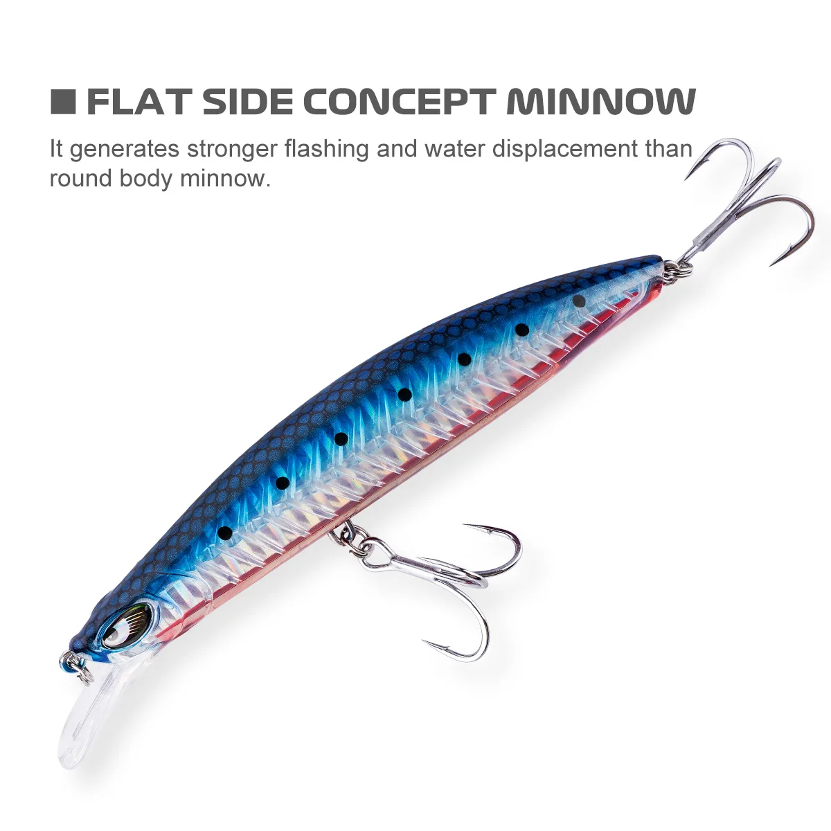 Magnums Saltwater Fishing Lures Minnow Fish ABS Plastic Swimbait - view 2