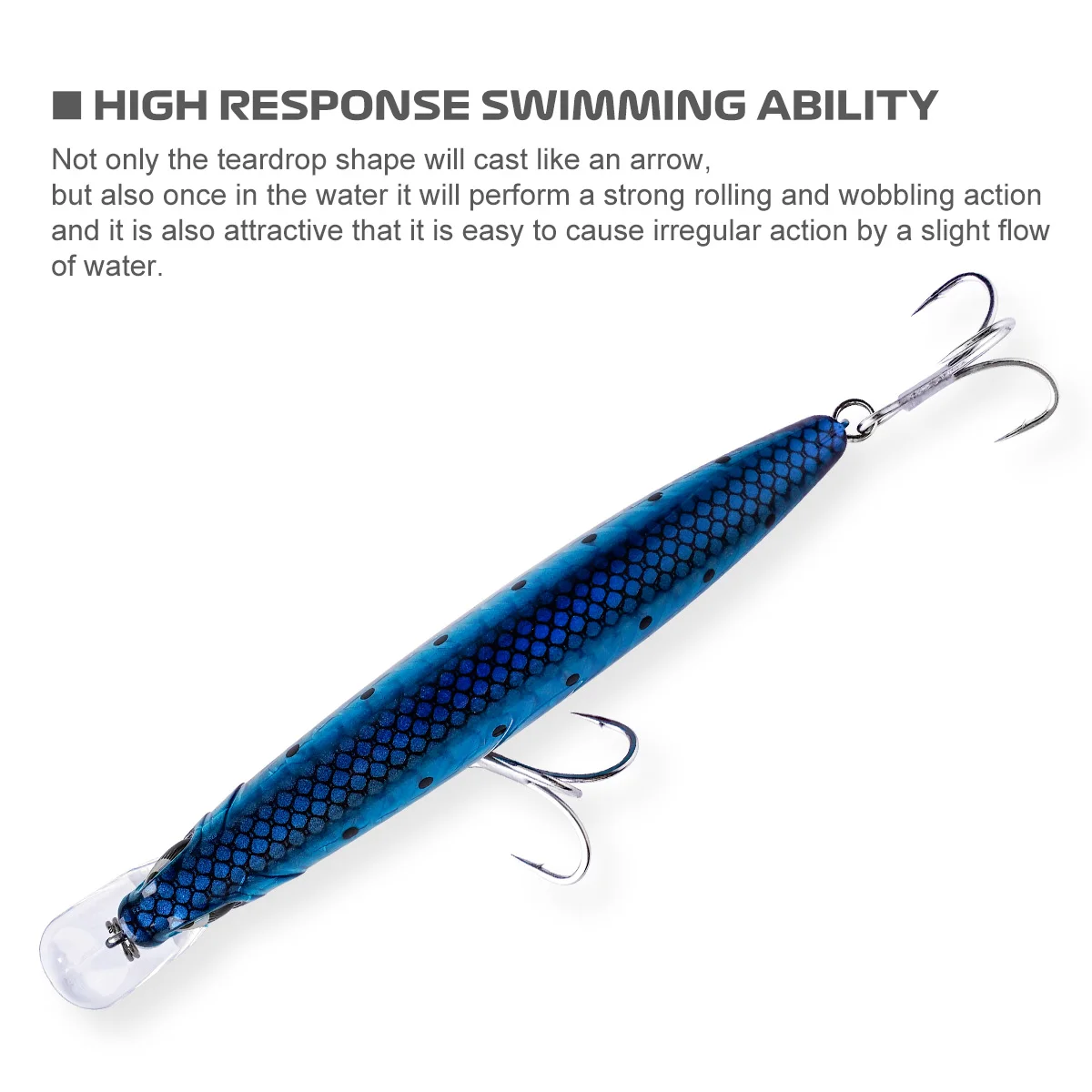 Magnums Saltwater Fishing Lures Minnow Fish ABS Plastic Swimbait - view 3