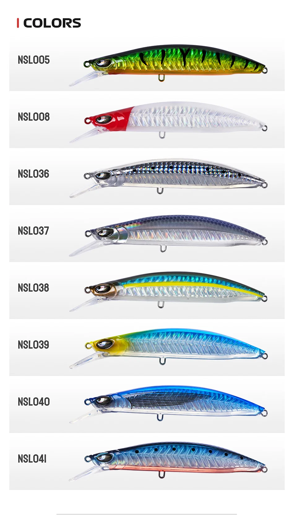 Magnums Saltwater Fishing Lures Minnow Fish ABS Plastic Swimbait - view 11