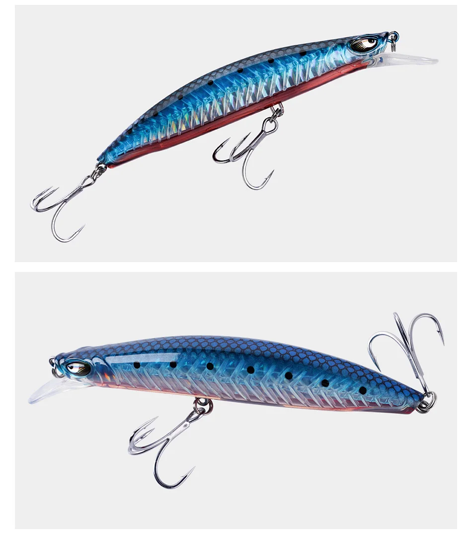 Magnums Saltwater Fishing Lures Minnow Fish ABS Plastic Swimbait - view 13
