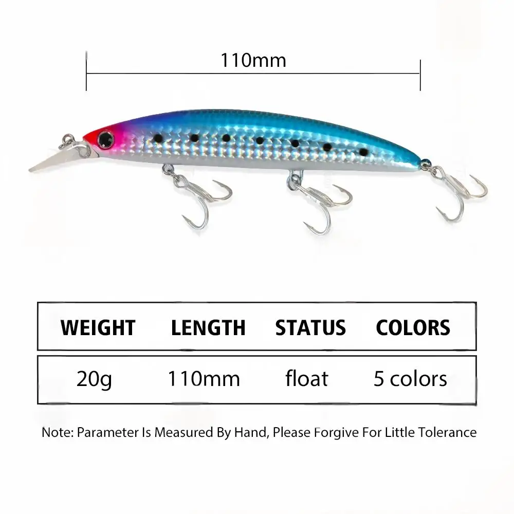 Cheery 20g 11cm Floating Artificial Hard Plastic Minnow Lure - view 2