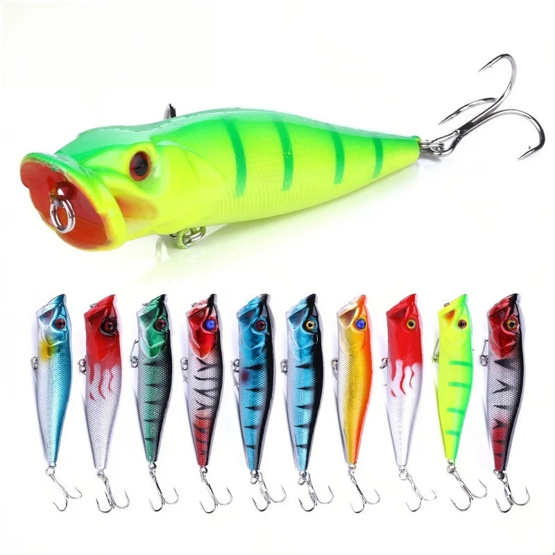 12g Popper Lure Topwater Hard Bait ABS Multi-Species Lure - view 2