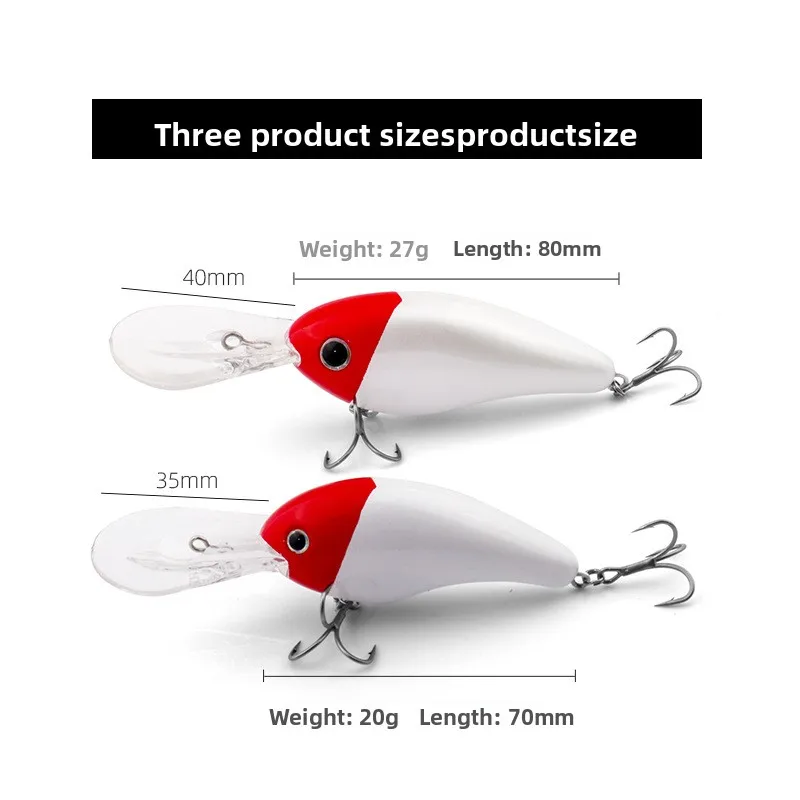 ABS Floating Water Minnow Middle Deep ABS None - view 2