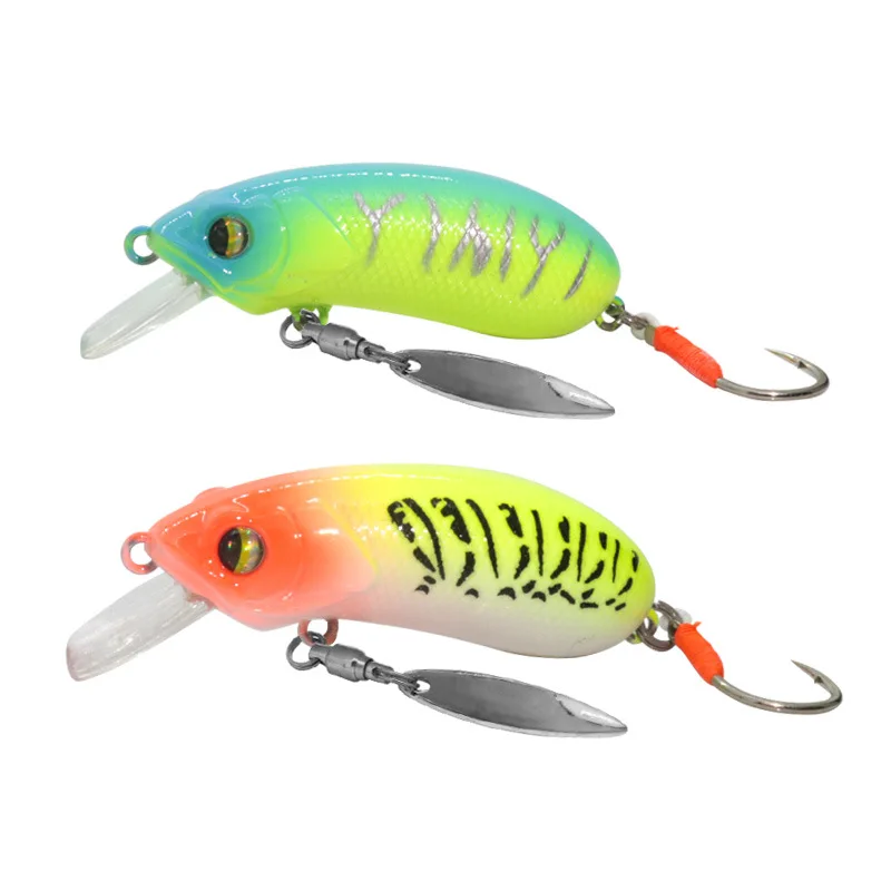 Crankbait Spinner Spoon Lure Single Hook
