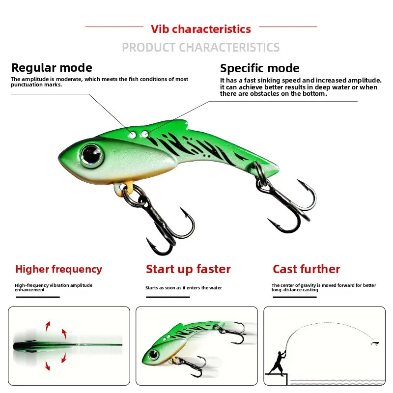 Young Falcon Vib Bait Micro object Stainless Steel None - view 5