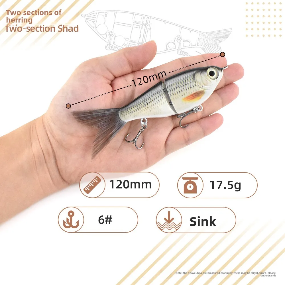 Mini Small Furry Tail Trout Lure ABS Bionic Hard Bait - view 3