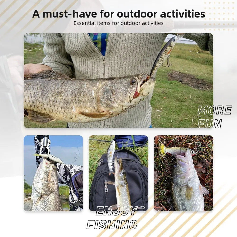Mini Small Furry Tail Trout Lure ABS Bionic Hard Bait - view 8