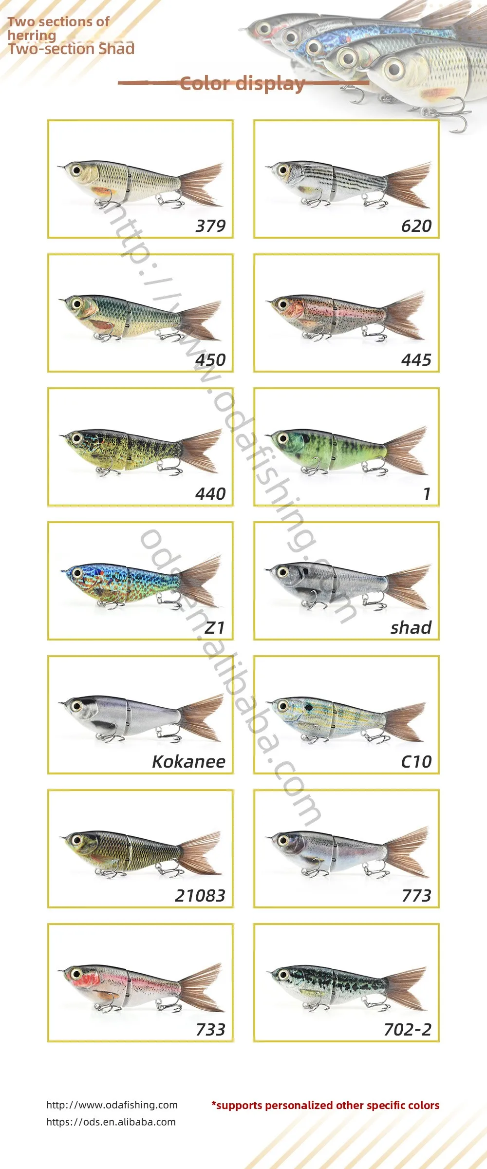 Mini Small Furry Tail Trout Lure ABS Bionic Hard Bait - view 11