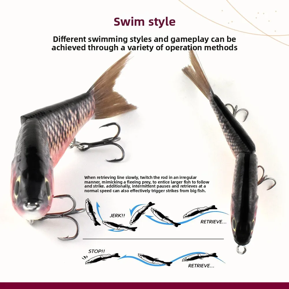 120mm 175g ABS Plastic Live Bait ABS None - view 4