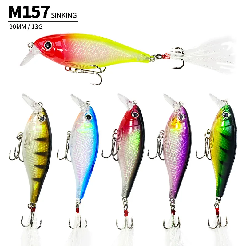 8 5cm 12 3g Minnow Fishing PVC Lure Kit - view 4