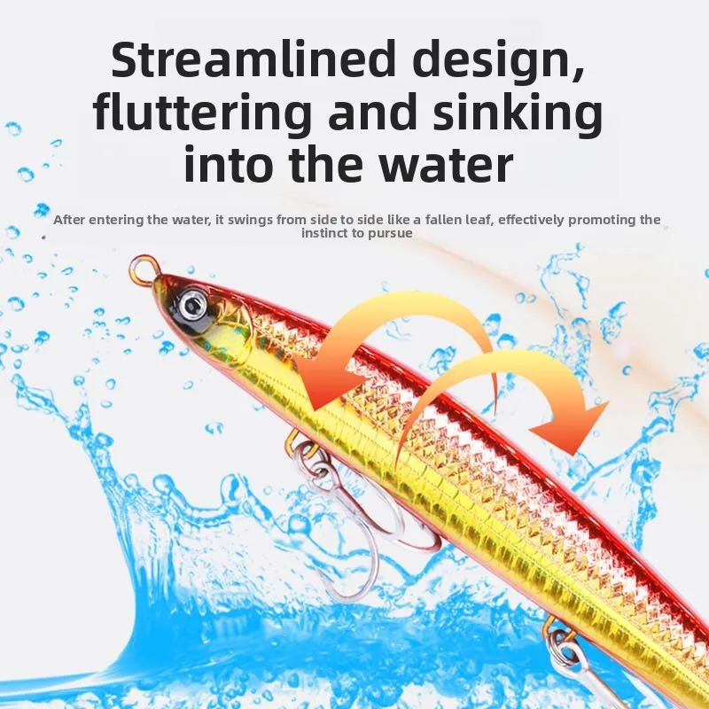 120mm Stainless Steel Submersible Pencil Lure Stainless Steel Various - view 4