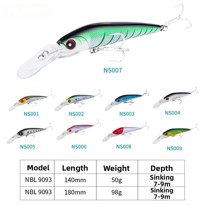 Daino Bait Luya Deep Sea Towing Stainless Steel Lure - view 5