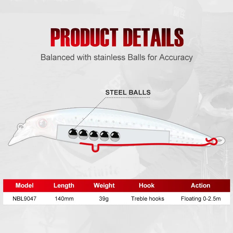 For Lure Minnow Lure Bait Golden Stainless Steel Lure - view 3
