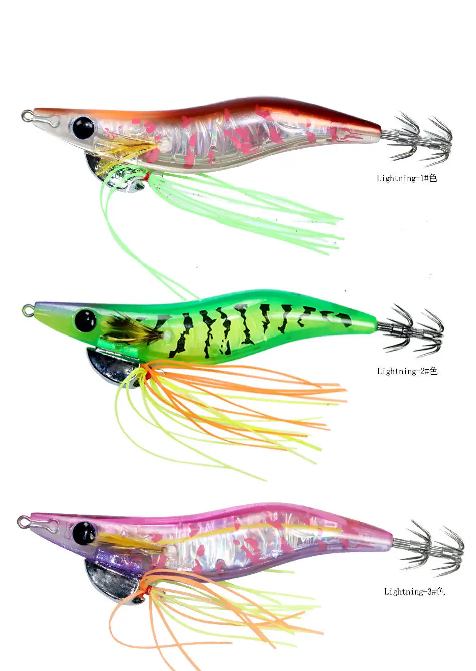 CHEERY New Squid Jig 92mm 11g ABS Various - view 10