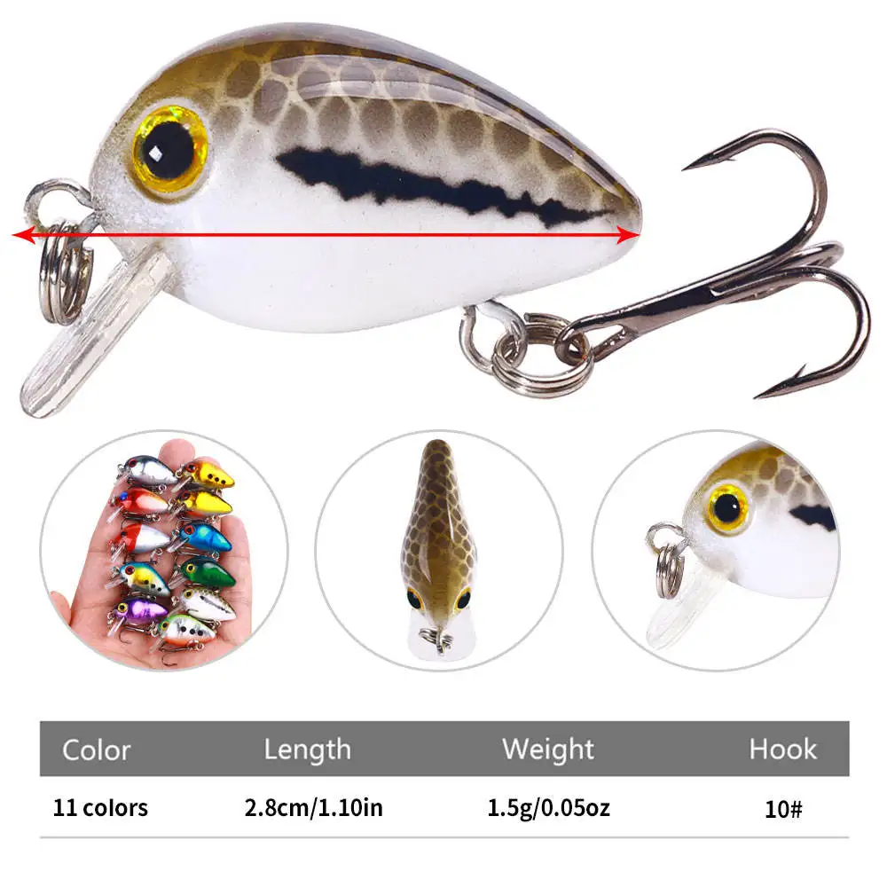 CHEERY New Artificial Hard Bait Topwater ABS Crankbait - view 9