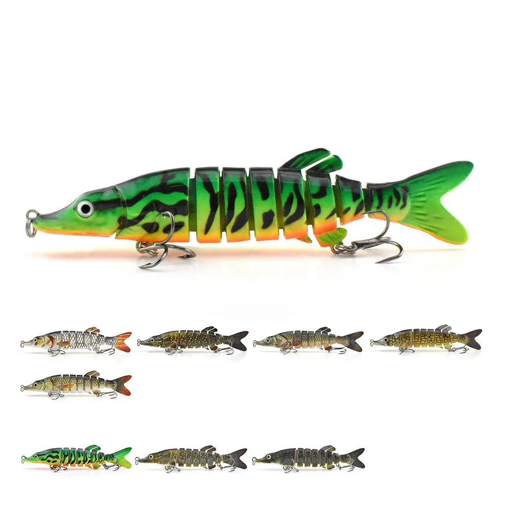CHEERY Eight Section Pike Barracuda 130mm ABS Hard Lure - view 4