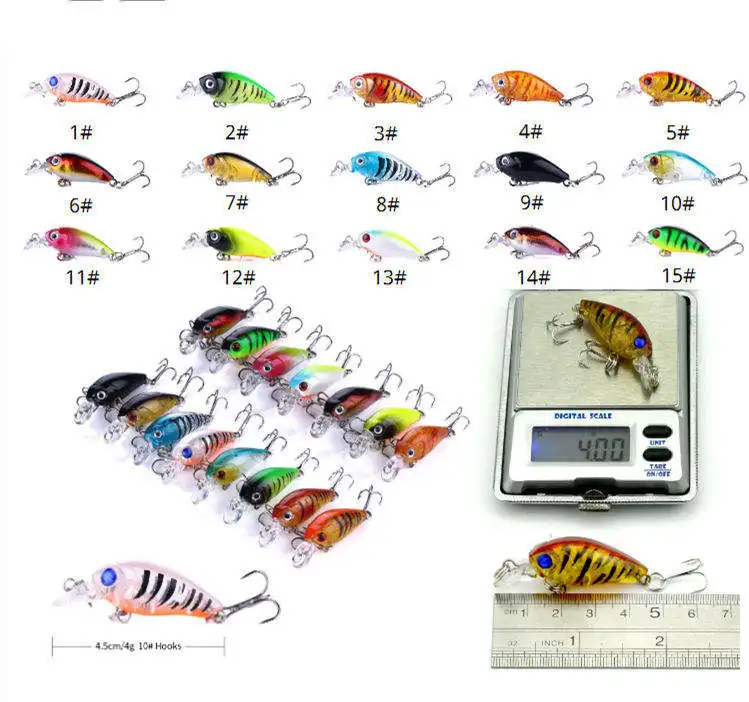 CHEERY Micro Fishing Complete Set Mini ABS Multi-Species Lure - view 8