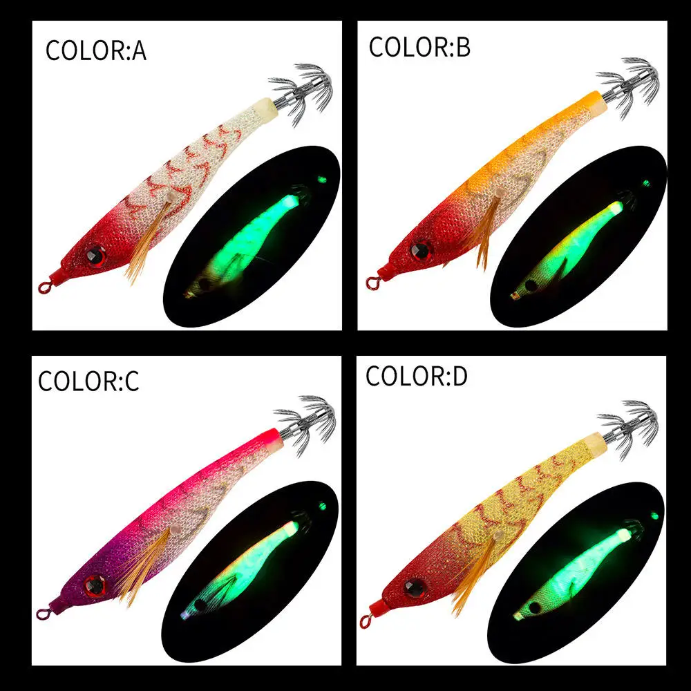 CHEERY Floating ABS Luminous Squid Jig ABS, Various Various - view 11