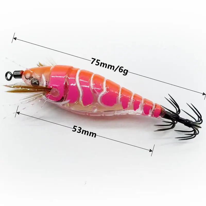 Cheery 7 5cm Glow Horizontal Shrimp ABS Various - view 9