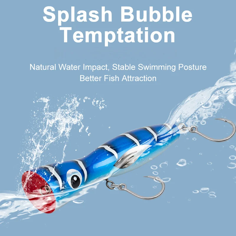 20cm 120g Wooden Splashing Popper Lure Wooden Lure Accessories - view 3