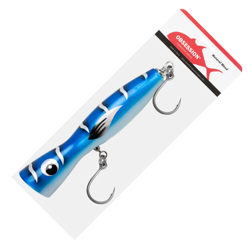 20cm 120g Wooden Splashing Popper Lure Wooden Lure Accessories - view 6