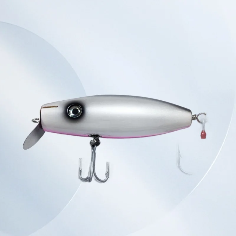 Customizable Wooden Minnow Lure With Metal PVC Jerkbait - view 3