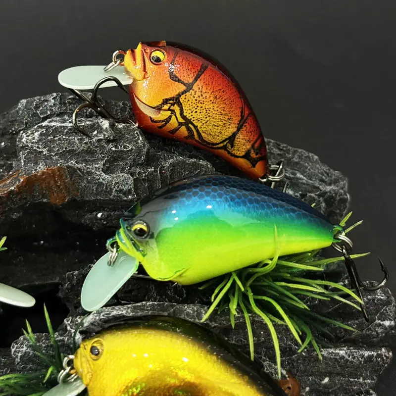 Cheery 75mm 14 5g Artificial Rattle Plastic Crankbait, Lipless Crankbait, Hard Lure - view 7
