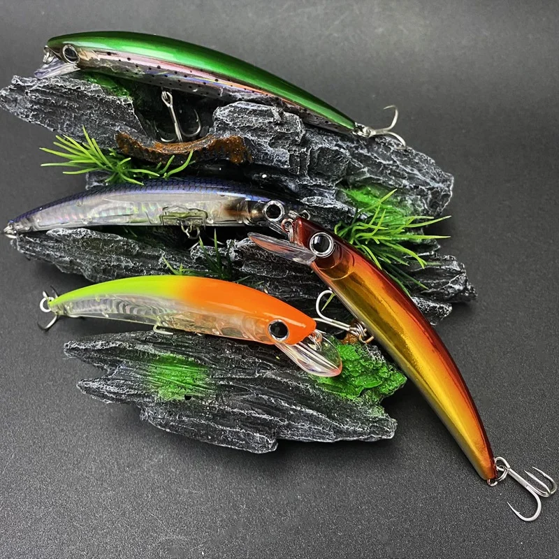 Cheery Lure 11cm 14g Floating Minnow Stainless Steel Hard Lure - view 10